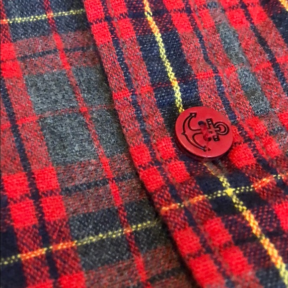 URBAN OUTFITTERS: CPO || Mens Red Flannel - Picture 6 of 8